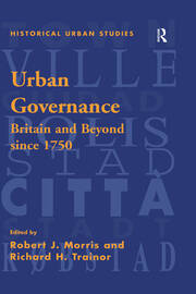 Urban Governance: Britain and Beyond Since 1750 book cover