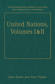 United Nations, Volumes I and II: Volume I: Systems and Structures  Volume II: Functions and Futures book cover