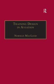 Training Design in Aviation book cover