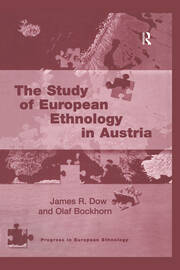 The Study of European Ethnology in Austria book cover