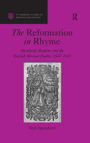 The Reformation in Rhyme: Sternhold, Hopkins and the English Metrical Psalter, 1547–1603 book cover