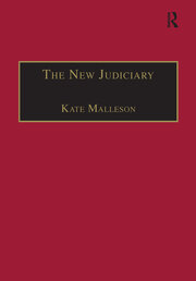 The New Judiciary: The Effects of Expansion and Activism book cover