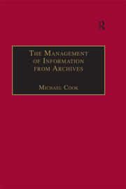 The Management of Information from Archives book cover