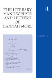 The Literary Manuscripts and Letters of Hannah More book cover