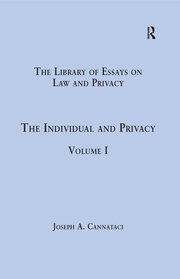 The Individual and Privacy: Volume I book cover