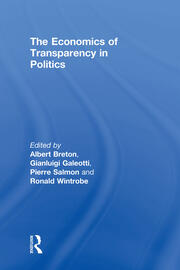 The Economics of Transparency in Politics book cover