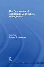 The Economics of Residential Solid Waste Management book cover