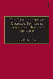The Bibliography of Regional Fiction in Britain and Ireland, 1800–2000 book cover