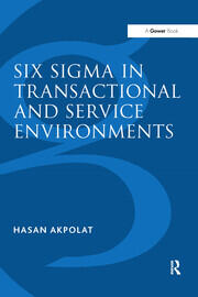 Six Sigma in Transactional and Service Environments book cover