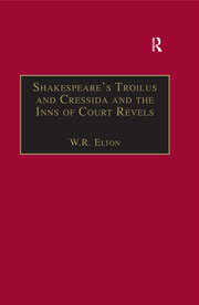 Shakespeare’s Troilus and Cressida and the Inns of Court Revels book cover