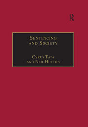 Sentencing and Society: International Perspectives book cover