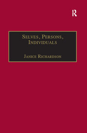 Selves, Persons, Individuals: Philosophical Perspectives on Women and Legal Obligations book cover