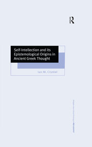 Self-Intellection and its Epistemological Origins in Ancient Greek Thought book cover