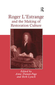Roger L'Estrange and the Making of Restoration Culture book cover