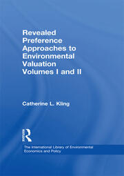 Revealed Preference Approaches to Environmental Valuation Volumes I and II book cover