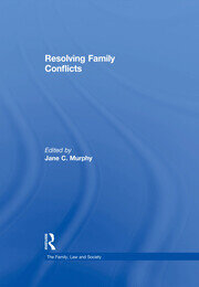 Resolving Family Conflicts book cover