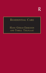 Residential Care: Horizons for the New Century book cover