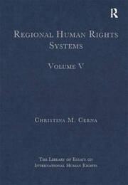 Regional Human Rights Systems: Volume V book cover