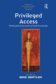 Privileged Access: Philosophical Accounts of Self-Knowledge book cover
