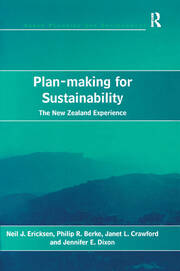 Plan-making for Sustainability: The New Zealand Experience book cover