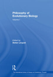 Philosophy of Evolutionary Biology: Volume I book cover