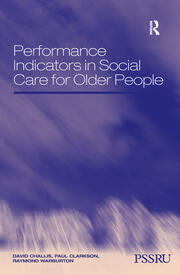 Performance Indicators in Social Care for Older People book cover