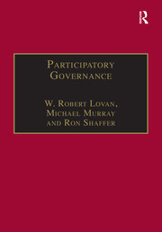 Participatory Governance: Planning, Conflict Mediation and Public Decision-Making in Civil Society book cover