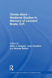 Omnia disce – Medieval Studies in Memory of Leonard Boyle, O.P. book cover