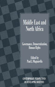 Middle East and North Africa: Governance, Democratization, Human Rights book cover