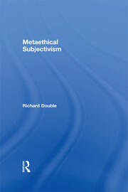Metaethical Subjectivism book cover