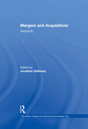 Mergers and Acquisitions: Volume III book cover