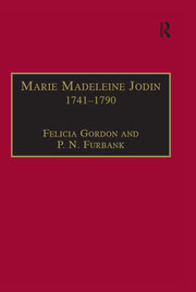Marie Madeleine Jodin 1741–1790: Actress, Philosophe and Feminist book cover