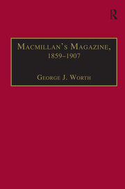 Macmillan�s Magazine, 1859�1907: No Flippancy or Abuse Allowed book cover