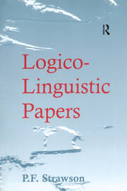 Logico-Linguistic Papers book cover