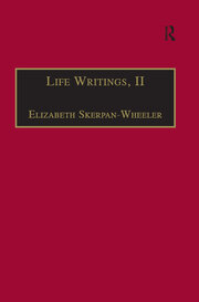 Life Writings, II: Printed Writings 1641–1700: Series II, Part One, Volume 2 book cover