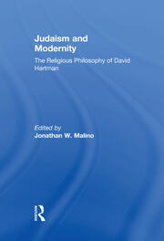 Judaism and Modernity: The Religious Philosophy of David Hartman book cover