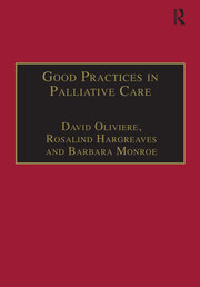 Good Practices in Palliative Care: A Psychosocial Perspective book cover
