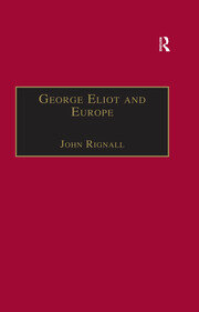 George Eliot and Europe book cover