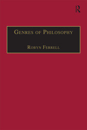Genres of Philosophy book cover