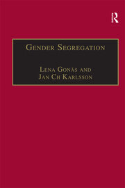 Gender Segregation: Divisions of Work in Post-Industrial Welfare States book cover