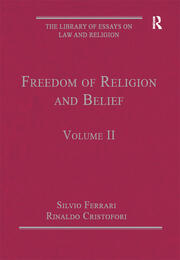 Freedom of Religion and Belief: Volume II book cover