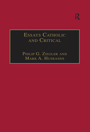 Essays Catholic and Critical: By George P. Schner, SJ book cover