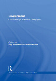 Environment: Critical Essays in Human Geography book cover