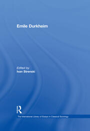 Emile Durkheim book cover