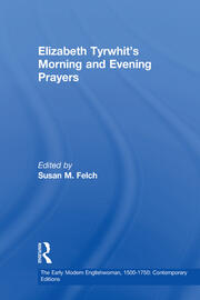 Elizabeth Tyrwhit's Morning and Evening Prayers book cover