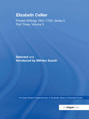 Elizabeth Cellier: Printed Writings 1641–1700: Series II, Part Three, Volume 5 book cover