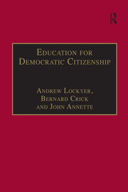 Education for Democratic Citizenship: Issues of Theory and Practice book cover