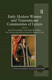 Early Modern Women and Transnational Communities of Letters book cover