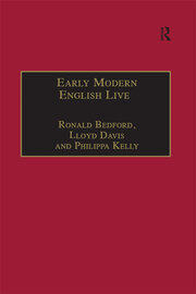 Early Modern English Lives: Autobiography and Self-Representation 1500–1660 book cover