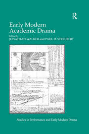 Early Modern Academic Drama book cover